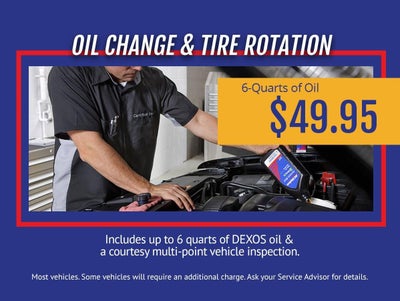 OIL CHANGE & TIRE ROTATION (CARS)